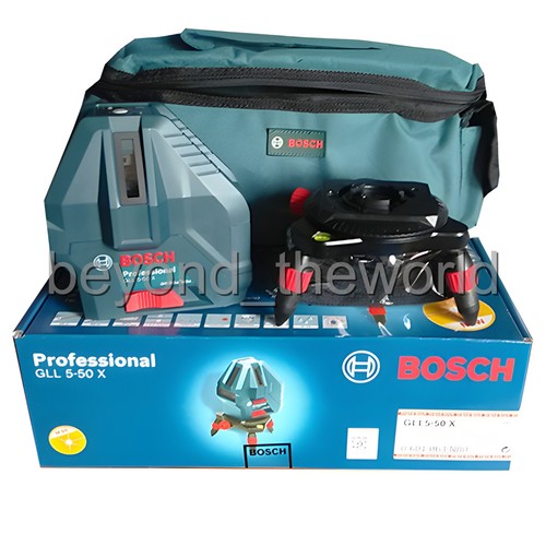 Bosch GLL 5-50X Professional 5-Line Laser Level Measure Self-Leveling ⭐Tracking⭐