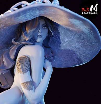 Ranni the Witch Elden R 1/8 1/6 Resin Figure Unpainted Hand-Painted Fan Art