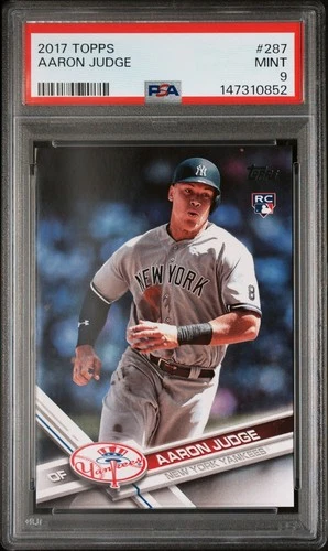 2017 Topps Aaron Judge #287 Rookie Card RC PSA 9 MINT