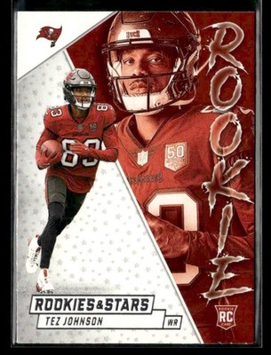2025 Panini Rookies & Stars Tez Johnson #184 Rookie Exclusive RC Buccaneers