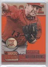 2013 Panini America's Pastime Rookies 15/125 Nathan Karns #201 0f8