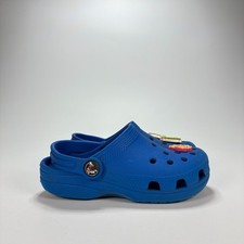 Crocs Classic Clog Blue Lightweight Comfortable Slip On Shoes Kid's Size 11