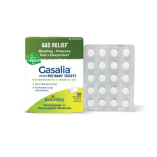 Boiron Gasalia Homeopathic Tablets for Gas Bloating Pressure 60 Count