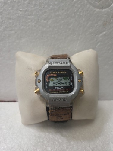 Vintage Quemex, Alarm Chrono, Digital Quartz, Retro 80s.