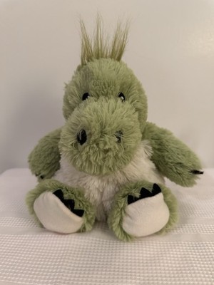 Warmies Microwavable Green/White Dinosaur Plush