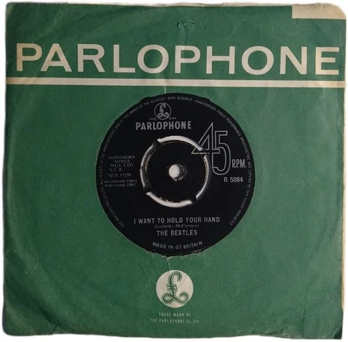 The Beatles I Want To Hold Your Hand 7" Single (1963) Parlophone R 5084
