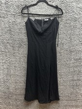 Reformation Juliette Sleeveless Midi Dress in Black Size 12