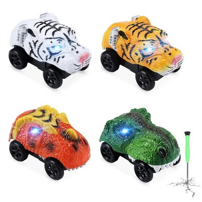 Tracks Cars only Replacement, Racing Car Track Accessories for Tracks Glow in...