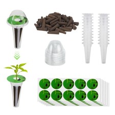 SUNCOZE 160pcs Hydroponic Pods, Accessories Compatible Other Hydroponics Grow... 0.16 per gallon