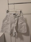 Vintage 2000's Gap High Rise White Denim Shorts Size 4 100% Cotton — photo 1