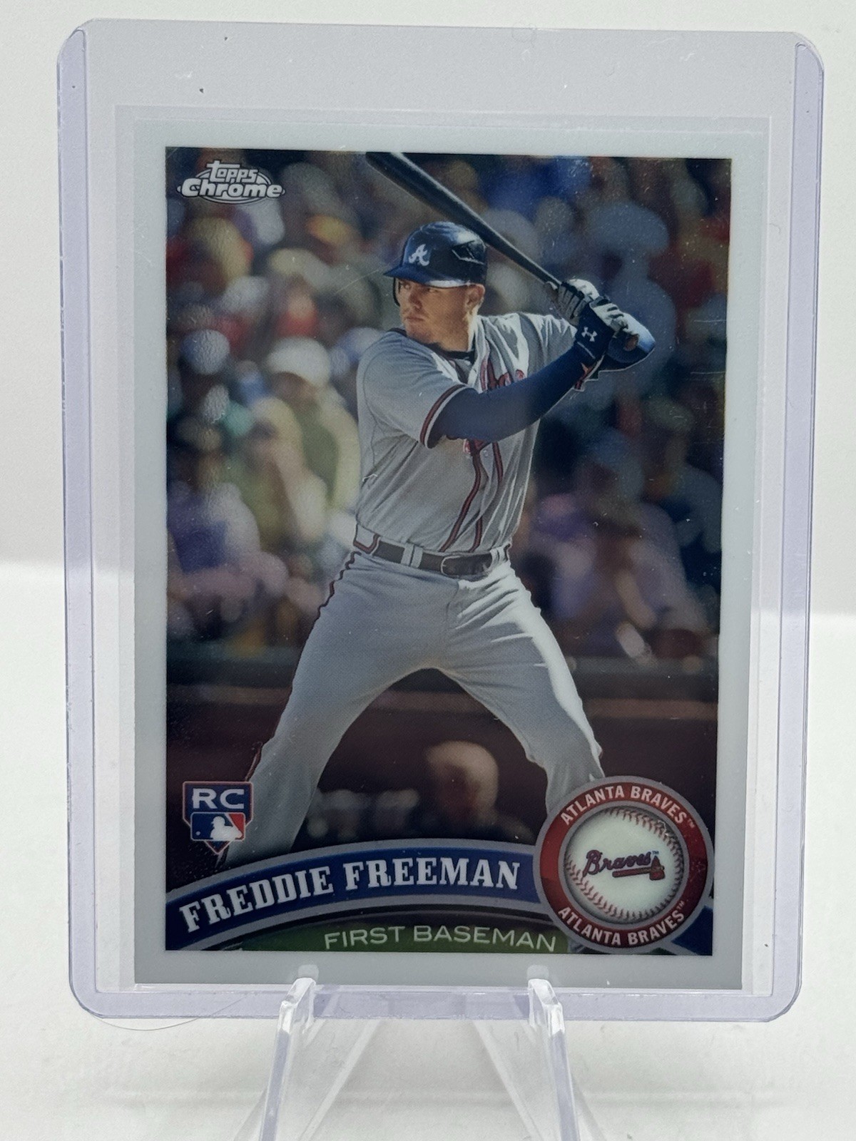 Freddie Freeman RC 2011 Topps Chrome #173 Atlanta Braves