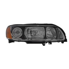Volvo S60 Saloon 2005-2010 Headlight Headlamp Black Surround Drivers Side Right