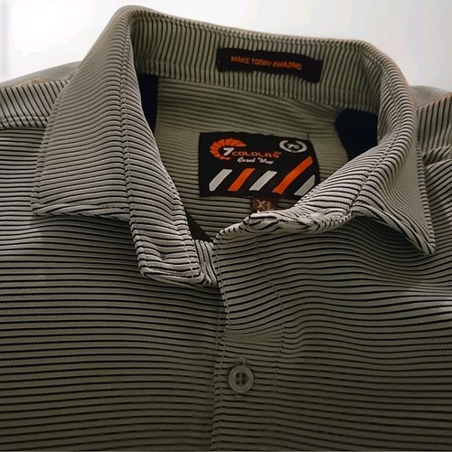 7 COLOLRS Casual Wear Designer Button-up Shirt, Long-Sleeve Size XL - Picture 1 of 5
