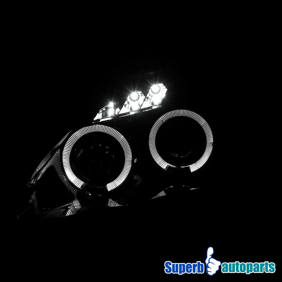 Fits Black Smoke 2000-2003 Honda S2000 AP1 HID Type LED Projector Headlights - Изображение 4 из 4