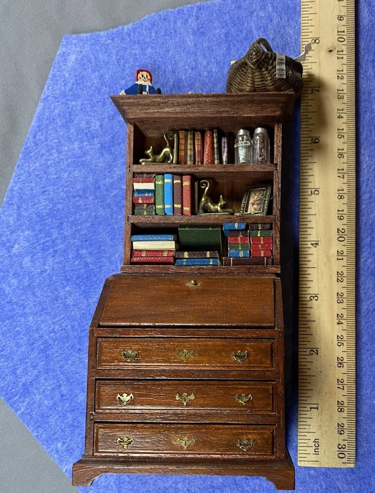 GRAN LOTE STOP LOOK Increíbles Detalles 1:12 Madera Casa de Muñecas Muebles Piezas Like Foto 3 de 4