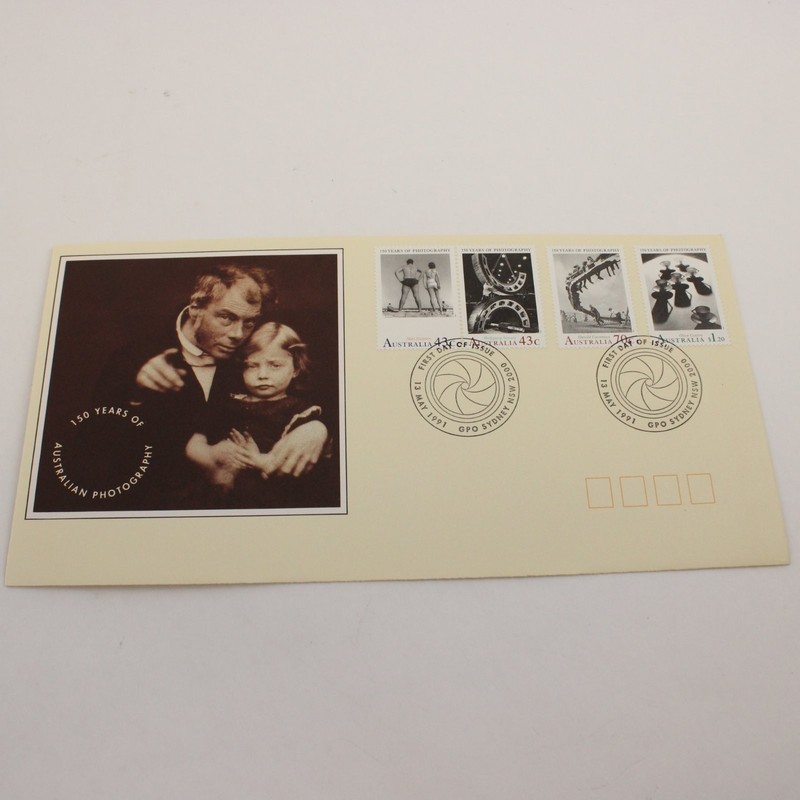 1991 Australia 150 Years Of Photography Stamps First Day Cover