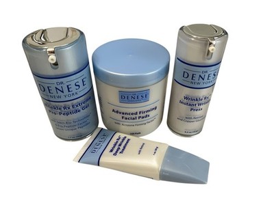 Skin Care LOT Of 4 Peptide Gel, Wrinkle Treatment, Pads 
