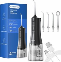 UK Waterpik Cordless Water flosser Dental Electric Oral Irrigator Teeth Cleaner