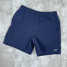Patagonia Baggies Shorts Kids XL 16-18 Navy Blue Nylon Swim Board Active 67036