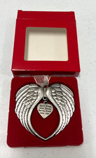 Christmas Ornament Angel Wings "Your Wings were Ready But My Heart Was Not" NEW