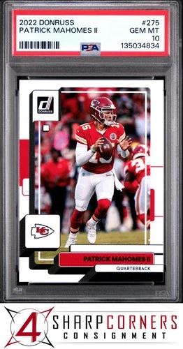 2022 PANINI DONRUSS #275 PATRICK MAHOMES II CHIEFS PSA 10