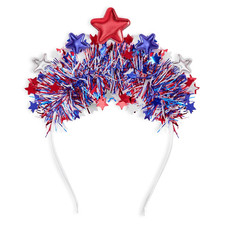 Happy Fourth of July Star Headband  USA Party Favors, American Flag Supplies, 4