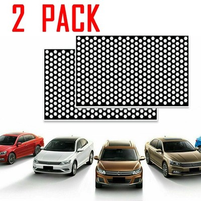 2PC Car Rear Tail Light Honeycomb Sticker Universal Taillight Lamp Cover Decal#