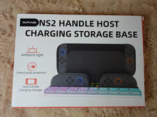 Switch 2 Charging Dock Stand Base, USB Ambient Light. Sealed In Box.