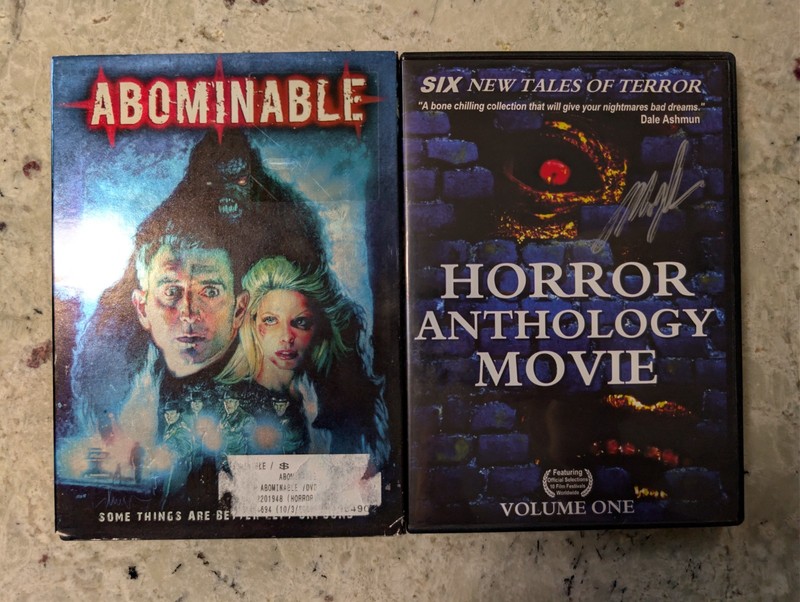 Abominable (DVD, 2006) with Horro Anthology Movie DVD (autographed)