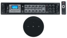 Rockville RCS650-6 650w 6 Zone 70v Commercial Amplifier Wifi Streaming Receiver