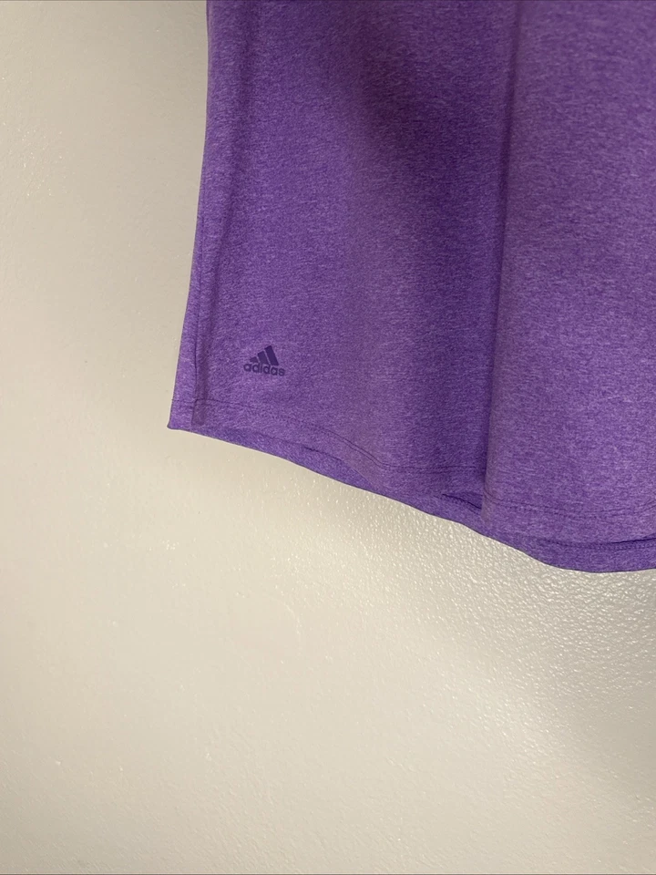 Adidas гольф без рукавов рубашка-поло Майка фиолетовый Athletic женщин средний - Изображение 3 из 4