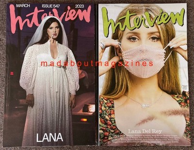 INTERVIEW magazine LANA DEL REY set of two issues 03/2023 & 09