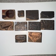Printing Letterpress Printers Block Delta Bike Lights and Horn (lot of 10) 