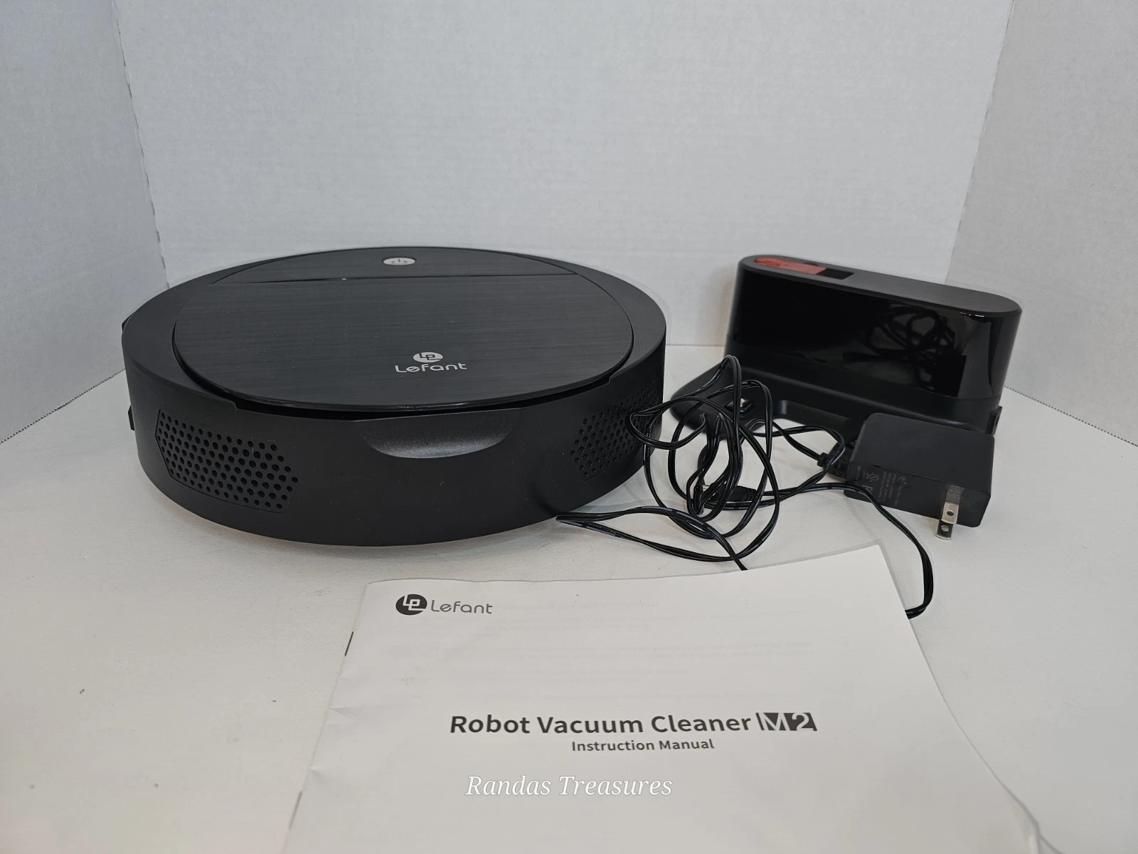 Lefant Robot Vacuum Cleaner M2 Model M213 Black Tested Working With New Battery