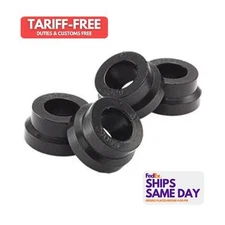 QA1 B6250K, Kit Black Polyurethane Shock Bushing Kit (1-Shock) Performance Parts
