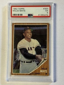 1962 Topps Willie Mays #300 Baseball Card PSA 5 Nicely Centered