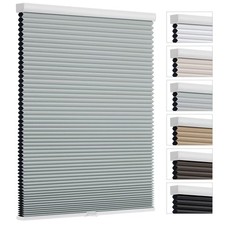 Changshade Cordless Cellular Shades Blackout Room Darkening Black Out Honeycomb
