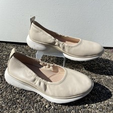 Cole Haan 3. Zerogrand Ballet Flats Shoe Womens Size 6.5 Nude Nuetral Comfort