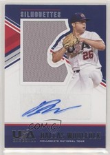 2018 USA Baseball Stars & Stripes Jerseys Blue Ink /199 Dallas Woolfolk Auto 0b5