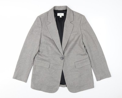 Marks and Spencer grauer Damenblazer Größe 10