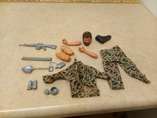 Vintage 1960s GI JOE Accessories Parts & Pieces Lot