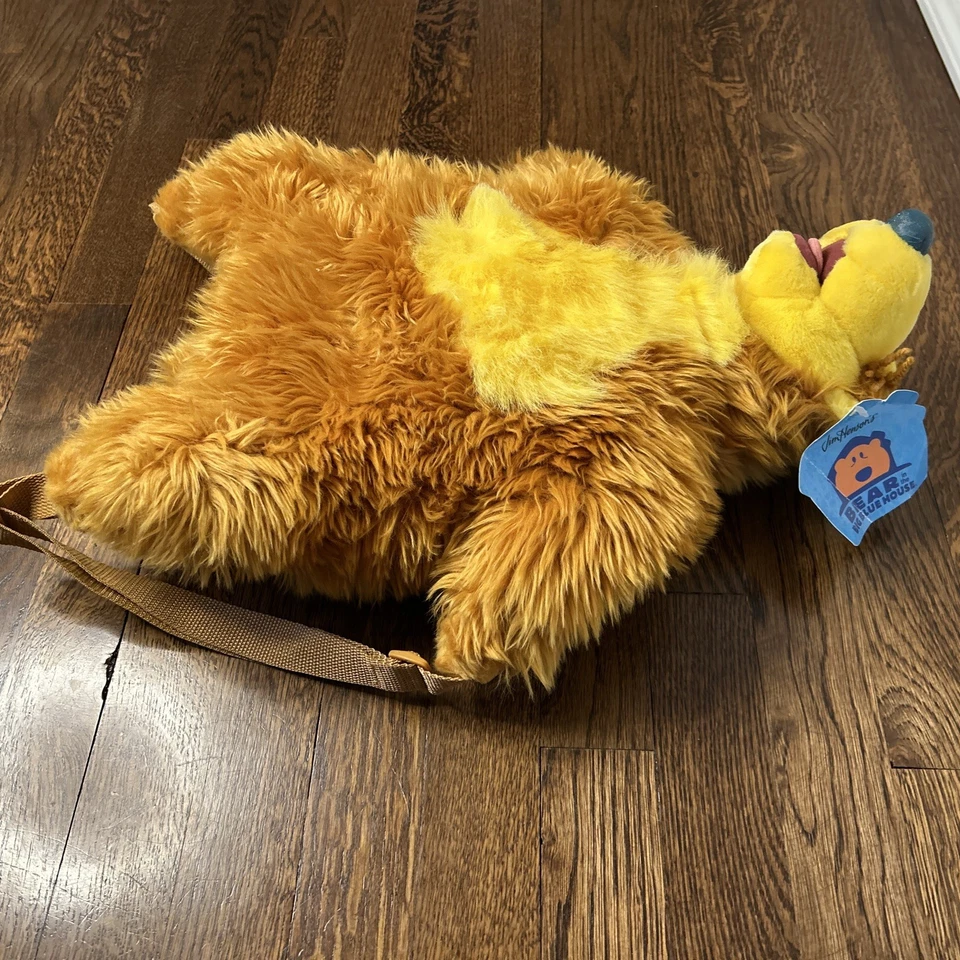 Disney Jim Henson Exclusive Bear In The Big Blue House 18” Backpack Plush Rare - Image 3 of 4