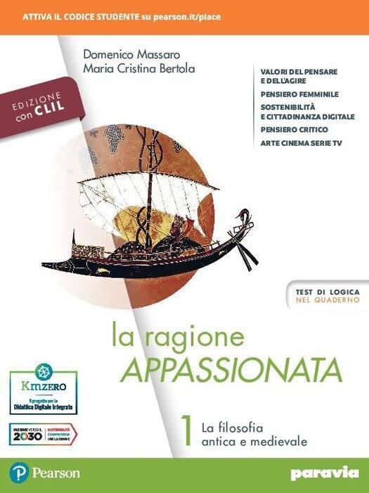 9788839537348 La ragione appassionata. CLIL. Philosophy in Engli...vale (Vol. 1)