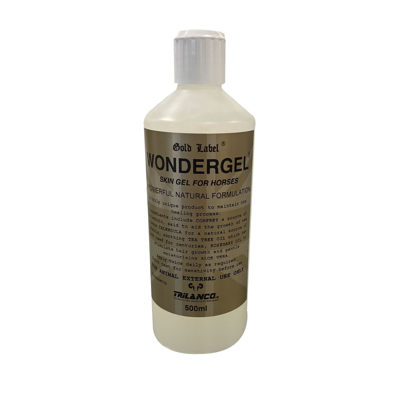 Gold Label Wondergel Horse Pony Wound & Skin Care Repair Moisturising 500ml