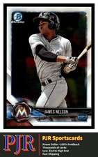 2018 Bowman Chrome #BCP33 James Nelson Marlins  BUY 4 - 35% OFF