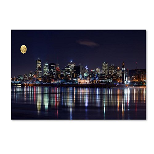 Montreal Night Wall Décor, 12x19