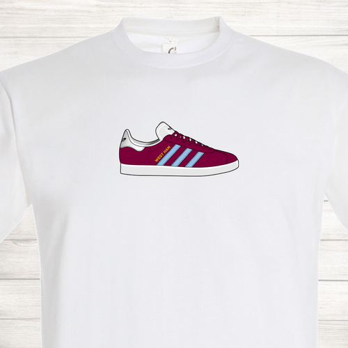 Gazelle West Ham Football COYI Irons The Hammers Top T Shirt - Picture 7 of 15