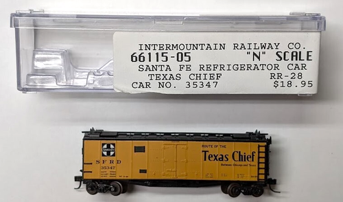 Intermountain 66115-05 Santa Fe ATSF SFRD 35347 " Texas Chief " refrigerator car