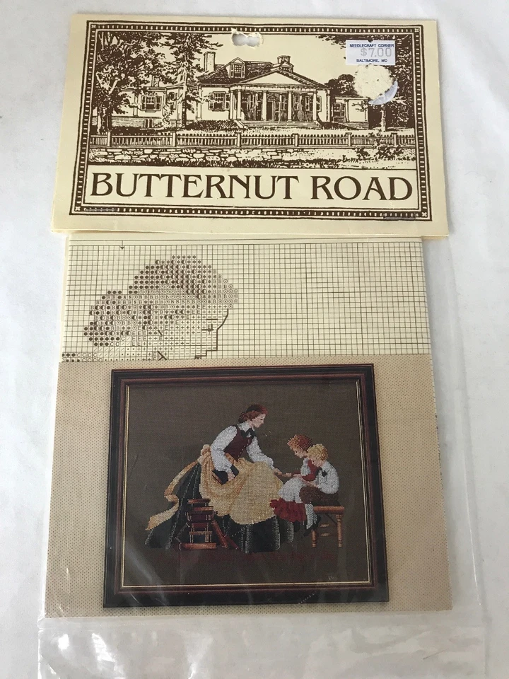 The Teacher tutor Butternut Road Cross stitch pattern 1992 books teaching - Image 2 of 4