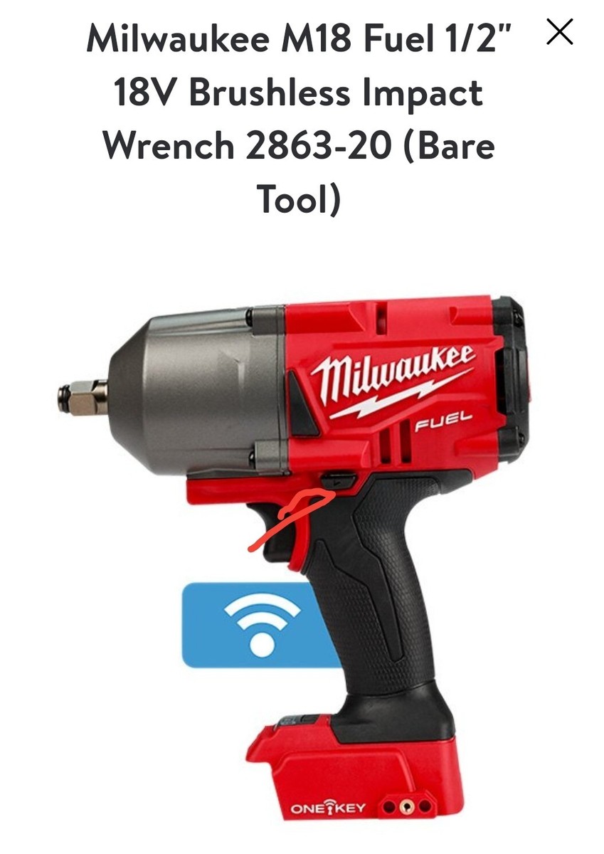 Home Depot Milwaukee M18 Impact Fuel Impact Wrench Milwaukee M18